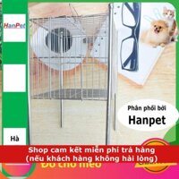 HN-Lồng tắm chim khuyên - lồng chuột hamster 100% inox không gỉ sét (Hanpet longtam) chuồng chim / lồng nuôi