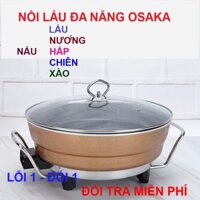 [HN] Nồi lẩu  nướng  điện đa năng OSAKA  - nồi lẩu đa năng với thiết kế hiện đại, an toàn khi sử dụng