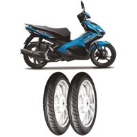 HN-Thay cặp lốp (vỏ) trước 80/90-14 TL + sau 90/90-14 TL Dunlop D115 chính hãng cho xe tay ga Honda AirBlade combo 2 lốp