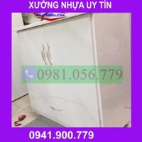 [HN] Tủ nhựa 2 cánh 1 ngăn kéo mini VTB02_02