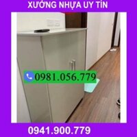 [HN] Tủ nhựa đựng giầy dép 2 cánh đơn giản TG06