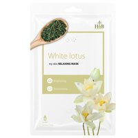 Hnb Mặt Nạ Hnb My Skin Relaxing Mask White Lotus Dưỡng Da Chiết Xuất Hoa Sen Trắng 21ml/21g