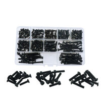 [Hnk] Bộ Hộp Nhựa 15 Lưới Đầu Nhấp Nháy Cấp 10.9 Đầu Tròn Bu Lông Vít Gói 12.9 Đầu Hình Trụ Cao Cấp Ổ Cắm Lục Giác Bộ Vít