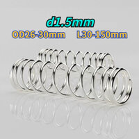 [Hnk] Lò xo nén bằng thép không gỉ 304 Hấp thụ sốc Trở lại Lò xo nén tùy chỉnh Lò xo nhỏ lớn Tùy chỉnh Lớn Full d1.5mm / OD26-30mm / L30-150mm