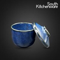 HN_KK BB_HF19PL Ly sứ uống trà, chè có nắp, ly sứ cách nhiệt cao cấp Cường Phát 8.7x8 cm