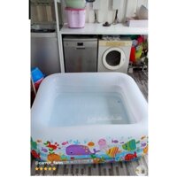 hồ bơi cho bé  Intex 57471, bể phao trẻ em 3 tầng 1m59 mini trong nhà,Tặng bơm điện, bộ vá