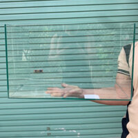 hồ cá bể cá 50x30x30 dán giấu keo mài vi tính kính 5li để bàn làm việc hồ nuôi cá lóc nuôi cá thuỷ sinh