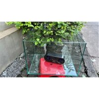 HỒ CÁ cảnh thủy sinh, hồ cá cảnh mini DÀI 40- RỘNG 25-CAO 29, Dán dấu keo, VI TÍNH FULL CẠNH