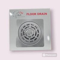 Hố ga, phễu sàn thoát nước chống mùi hôi inox 15cm x 15cm GAMA