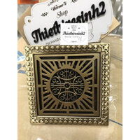 Hố ga thoát nước cao cấp bằng đồng - Phễu thu sàn Kanly GCP22 - Ngăn mùi, ngăn côn trùng