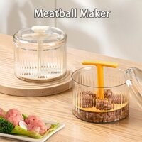 Hộ Gia Đình Đa Năng Hướng Dẫn Sử Dụng Máy Làm Thịt Viên 5 Quả Bóng Thịt Viên Dụng Cụ Làm, Chiên Thịt Viên Báo Chí Cá Chiên Tôm Trơn Thịt Bò Làm Bóng Khuôn Máy Làm Thịt Viên