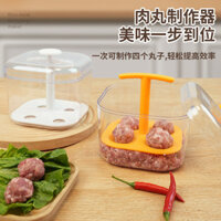 Hộ Gia Đình Máy Làm Thịt Viên Hướng Dẫn Sử Dụng Khuôn Đúc Một Mảnh Tự Chế Bóng Cá Tay Bóp Tiện Lợi