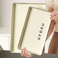 Hộ Gia Đình Phòng Khách Cốc Nước Món Tráng Miệng Khay Bảo Quản Trái Cây, Phong Cách Bắc Âu Nhẹ Sang Trọng Hình Chữ Nhật Khay Nhựa Khay Trà