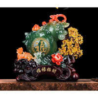 Hồ Lô-Cây Kim Tiền Tài Lộc-Hoa Mẫu Đơn-Tỳ Hưu-Thiềm Thừ Phong Thuỷ Rước Tài Lộc May Mắn