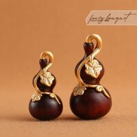 Hồ Lô Phong Thủy Gỗ Đan Hương Đỏ - Chiêu Tài Phát Lộc, Bình An Thịnh Vượng