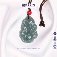 Hồ ly chín đuôi hồ ly chúa lam ngọc chuẩn A thiên nhiên làm mặt dây chuyền cầu tình duyên Barin