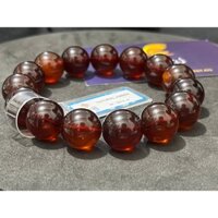 [Hổ Phách - Đã Kiểm Định] Vòng Tay Hổ Phách Huyết Nhiều Size Loại Vip Cực Đẹp Có Sẵn Kiểm Định PNJ