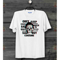 Họ Sống Làm Việc Ăn Lặp Lại Tuân Theo Áo Nhạc Tiêu Thụ Tee Top Quà Tặng Lý Tưởng Tee