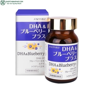 Hỗ trợ bổ não và mắt Josephine DHA & Blueberry plus 90 viên