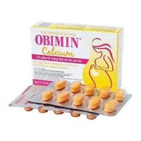 Hỗ trợ bổ sung canxi khoáng chất Obimin Calcium United (H/30v)