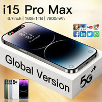 [Hỗ Trợ COD] Điện Thoại Thông Minh Gốc I15 Pro Max 6,7 Inch Màn Hình Hd 16GB+ 1TB Phiên Bản Toàn Cầu Của Mạng 4G 5G