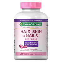 Hỗ trợ da và tóc Nature's Bounty Hair, Skin & Nails, 250 viên