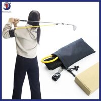 Hỗ trợ đào tạo xích đu chơi gôn chiếm ưu thế, Người trợ giúp huấn luyện viên chơi gôn Swing Master Lastic Golf Swing Practice Rope Xoay vai Huấn luyện viên xoay gôn có túi lưu trữ cho người mới bắt đầu
