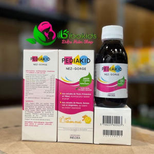 Hỗ trợ giảm ho, đau rát họng Pediakid Nez- Gorge