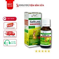 Hỗ trợ giảm ho Ultra Nature Selituss Infant Cough Drops - 100ml