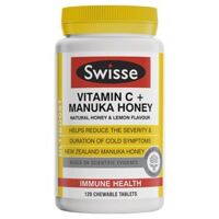 Hỗ trợ hệ miễn dịch Swisse Ultiboost Vitamin C + Manuka Honey 120 viên