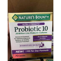 Hỗ trợ hệ tiêu hóa và đường ruột Nature’s Bounty Advanced Probiotic 10 70 viên