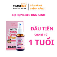 Hổ trợ ho nhanh chóng Keo ong Propolis Tutti Frutti & Honey for Kids Tracybee (vị trái cây 30ml)