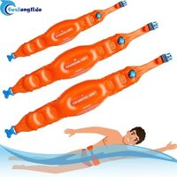 Hỗ trợ huấn luyện bơi lội FUSIONGLIDE, Thiết bị bơi Khóa an toàn Thắt lưng bơi bơm hơi, Tập thể dục dưới nước Tiết kiệm cuộc sống Thắt lưng nổi công thái học chống nước Trẻ em và người lớn