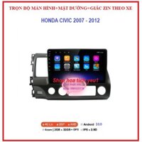 [Hỗ Trợ Lắp Đặt] COMBO Bộ Màn hình Android kèm mặt dưỡng theo xe HONDA CIVIC 2007-2012,Màn hình Android, công nghệ mới.