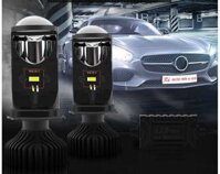 [Hỗ trợ lắp đặt tại Hà Nội] Đèn pha led mini bi cầu H4 sử dụng cho ô tô xe máy dòng điện 12 -24V chống chói xe ngược chiều lắp đặt đơn giản không độ chế sản phẩm bảo hành 1 đổi 12 tháng