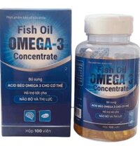 Hỗ trợ mắt não tim mạch fish oil omega 3 Bika Pharma (Lọ/100v)