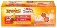Hỗ trợ miễn dịch Emergen-C Vitamin C 1000 mg 120 Gói