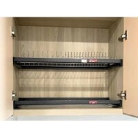 [Hỗ trợ Ship] Gía bát đĩa, kệ chén đĩa cố định FULCO inox 304 nan Oval có khay hứng nước- Inox Kitchen Lắp Ráp
