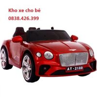 Hỗ trợ shipXe ô tô điện AT2188 2 động cơ ghế ngồi to rộng đèn nhạc kết nối USBBluetooth cho bé