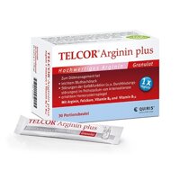 Hỗ trợ sức khỏe của các mạch máu (Quiris Telcor Arginin plus 30 Sticks Granulat (30 gói)