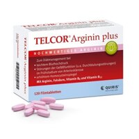 Hỗ trợ sức khỏe của các mạch máu (Quiris Telcor Arginin plus 120 Filmtabletten) (120 viên)