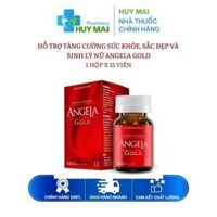 Hỗ Trợ Tăng Cường Sức Khỏe Sắc Đẹp Và Sinh lý Nữ Angela Gold Hộp 15 Viên