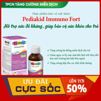 Hỗ trợ tăng sức đề kháng Pediakid Immuno Fort (Hộp 1 lọ siro 125ml)
