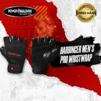 Hổ trợ tập luyện-Harbinger Pro Wristwrap Strength Gloves Black