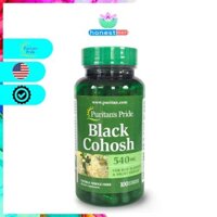 Hỗ trợ thời kỳ mãn kinh cho phụ nữ Puritan’s Pride Black Cohosh 540mg 100 viên