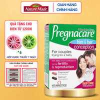 Hỗ trợ thụ thai Vitabiotics Pregnacare Him & Her Conception 60 viên cho cả vợ và chồng giúp tăng khả năng thụ thai