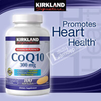 Hỗ Trợ Tim Mạch Kirkland Signature Coenzyme Q10 (CoQ10) 300mg (100 Viên)