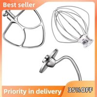 Hỗ trợ trộn Phụ kiện đính kèm Phụ kiện phù hợp cho KitchenAid 5 Quart Stand Mixer K5WW Wire Whip & 5K7SDH Dough Hook & Mixer Aid Paddle