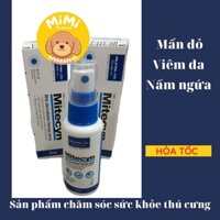 Hỗ trợ viêm da, nấm, mẩn đỏ, ve ghẻ cho chó mèo - Alkin Mitecyn chai 50ml