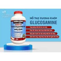 Hỗ trợ xương khớp Glucosamine 375 Viên HCL 1500mg Kirkland Của Mỹ mẫu mới